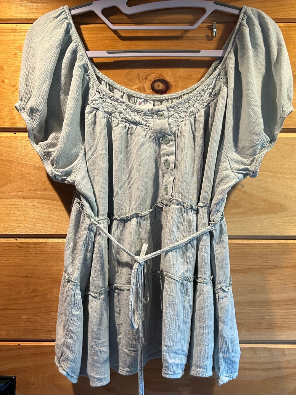 Women’s xxl baby blue tshirt blouse